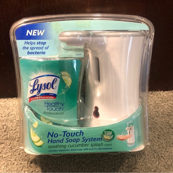 Lysol Bath Lysol No Touch Hand Soap Dispenser System Soothing